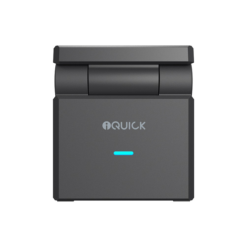 Load image into Gallery viewer, iQuick CUBE T1 3 in 1 Foldable Wireless Charger Stand Galaxy/ Apple Watch Pads
