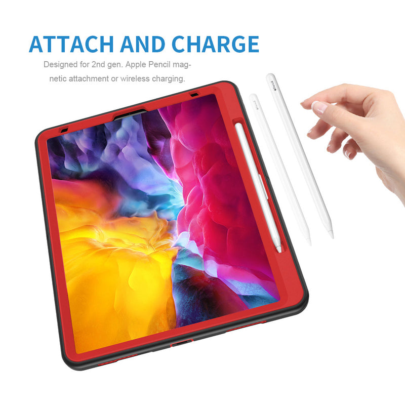 Load image into Gallery viewer, [Built-in Stand][With Wrist Wrap] Apple iPad Air 6 11&#39;&#39; 6th Gen (2024) EVA Kid Friendly Heavy Duty Ring Holder Stand Case
