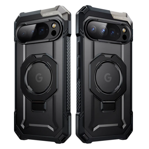 Google Pixel 10 Pro XL SUPCASE Strong Magneti Kickstand TPU Airbag Transparent Protective Case