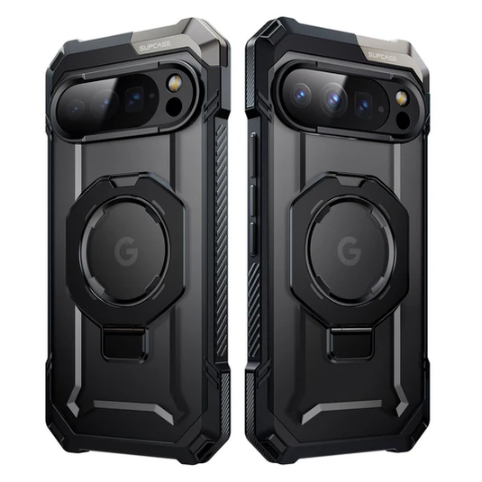 Google Pixel 10 Pro XL SUPCASE Strong Magneti Kickstand TPU Airbag Transparent Protective Case