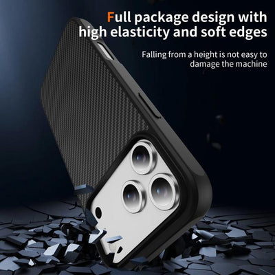 iPhone 17/Air/Pro/Pro Max Kevlar Carbon Fiber Texture Shockproof Heavy Duty Case with Hidden MagSafe Magnetic - i-Station Mobile Phone & Electronic Device Repair and Accessories
