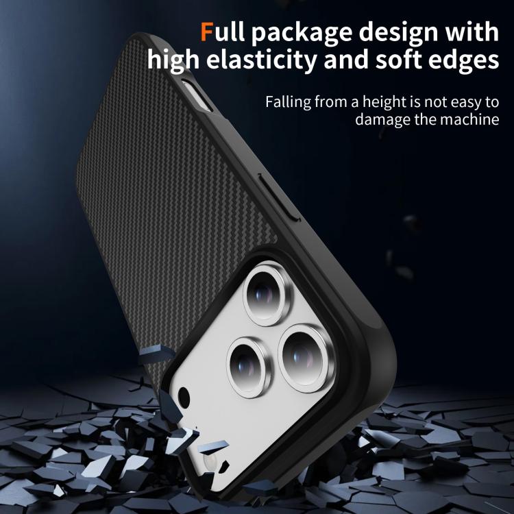 Load image into Gallery viewer, iPhone 17/Air/Pro/Pro Max Kevlar Carbon Fiber Texture Shockproof Heavy Duty Case with Hidden MagSafe Magnetic
