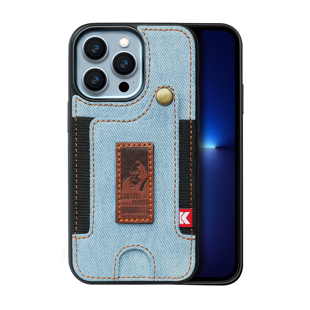 [With Pocket Strap][With Card Slot] Apple iPhone 13/Pro/Pro Max Carving Plating Full-Protection Shockproof Fashion-Forward Series Case - i-Station Mobile Phone & Electronic Device Repair and Accessories