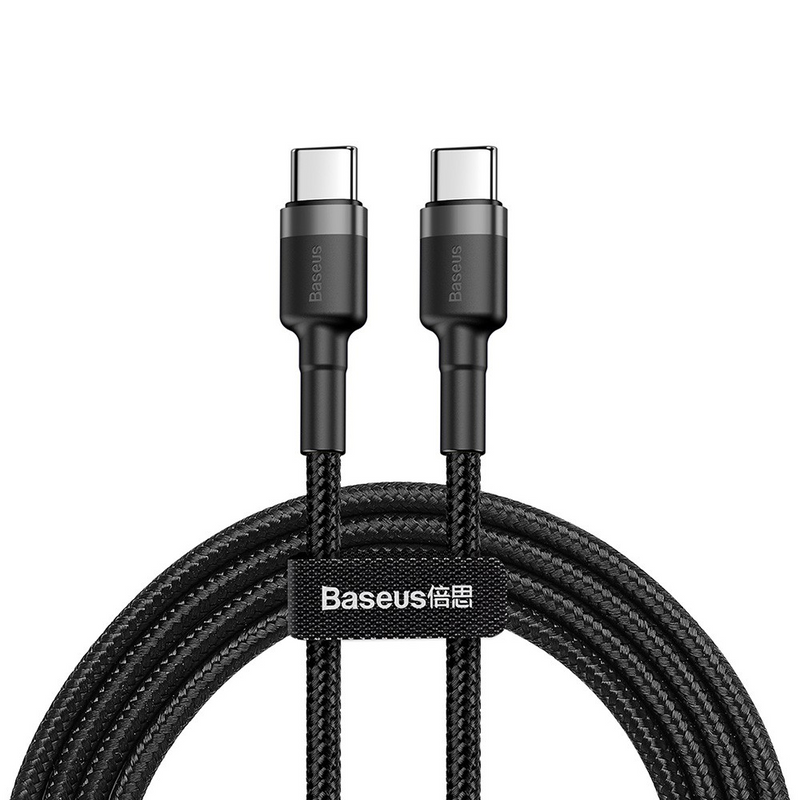 Load image into Gallery viewer, Baseus Cafule PD2.0 60W Flash Charging Type-C to Type-C Cable (20V 3A) 2m Compatible for iPhone 15 16 Series

