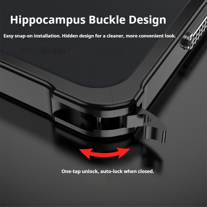 Load image into Gallery viewer, OnePlus 15 5G - Seahorse Buckle Metal Frame With Detachable Metal Lens Cover
