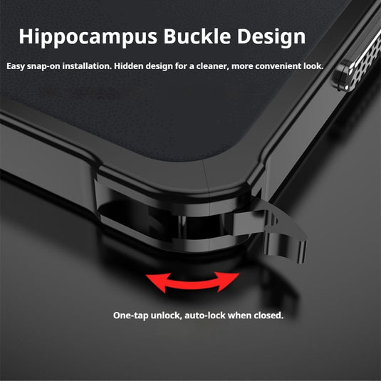 OnePlus 15 5G - Seahorse Buckle Metal Frame With Detachable Metal Lens Cover