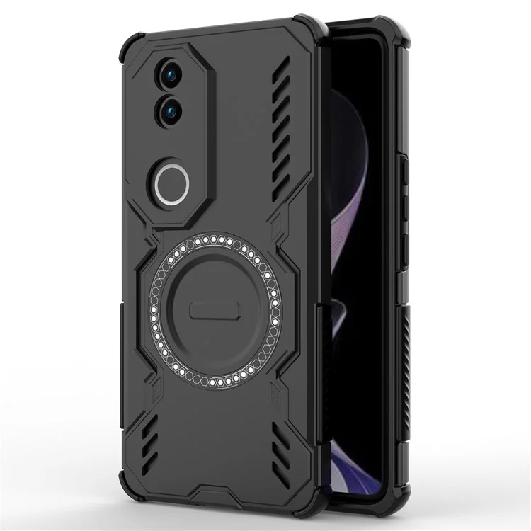 Load image into Gallery viewer, [Magsafe Compatible] VIVO V50 5G PC + TPU Magnetic Butterfly Armor Case With Hollow Heat Dissipation - i-Station Mobile Phone &amp; Electronic Device Repair and Accessories
