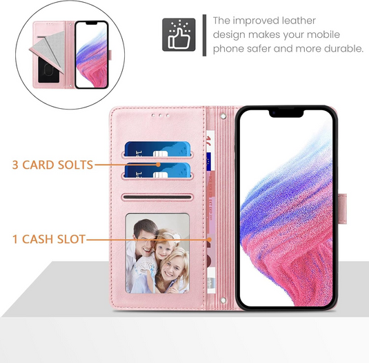Apple iPhone 17/Air/Pro/Max - Hanman Mill Premium Quality Flip Wallet Leather Case