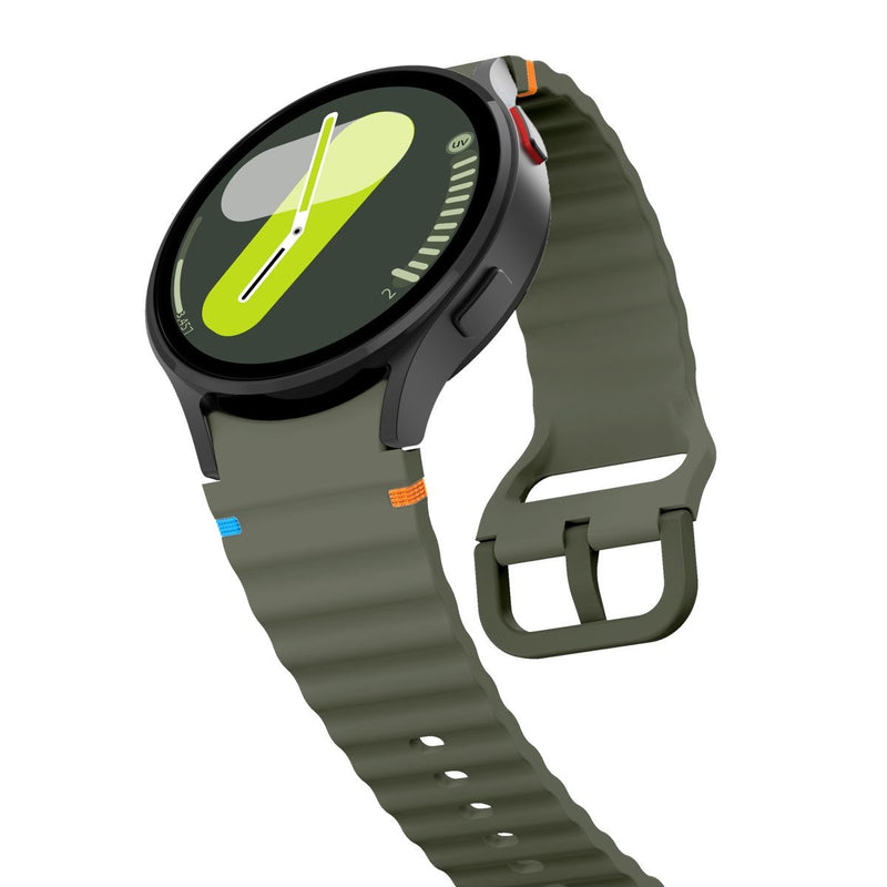 Load image into Gallery viewer, Samsung Galaxy Watch FE - Wavy Pattern Colored Silicone Breathable Watch Band - i-Station Mobile Phone &amp; Electronic Device Repair and Accessories
