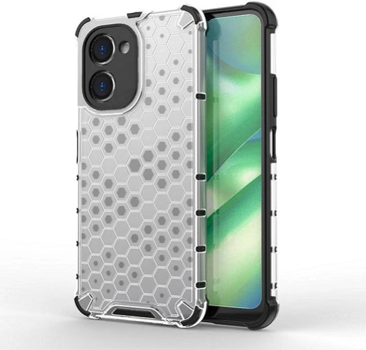 OPPO A17 (CPH2477)  - Honeycomb Transparent Shockproof Protection Case - Polar Tech Australia