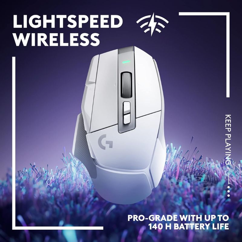 Load image into Gallery viewer, Logitech G G502 X Lightspeed Wireless Gaming Mouse - Optical Mouse with LIGHTFORCE Hybrid Optical-Mechanical switches, Hero 25K Gaming Sensor, Compatible with PC - macOS/Windows
