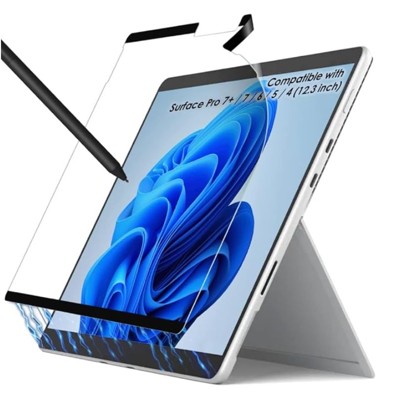 Load image into Gallery viewer, [Paper Like][Magnetic Suction] Microsoft Surface Pro 6 (1796) - Removable/Reusable/Anti-glare/Anti-fingerprint Drawing Friendly Screen Protector
