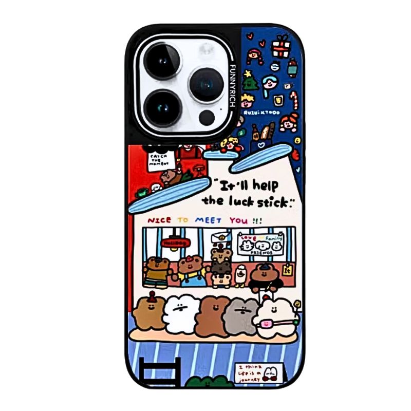 Load image into Gallery viewer, [Magsafe Compatible] Apple iPhone 14/Pro/Max - TPU Cartoon Elements Fashion-Forward Series Case
