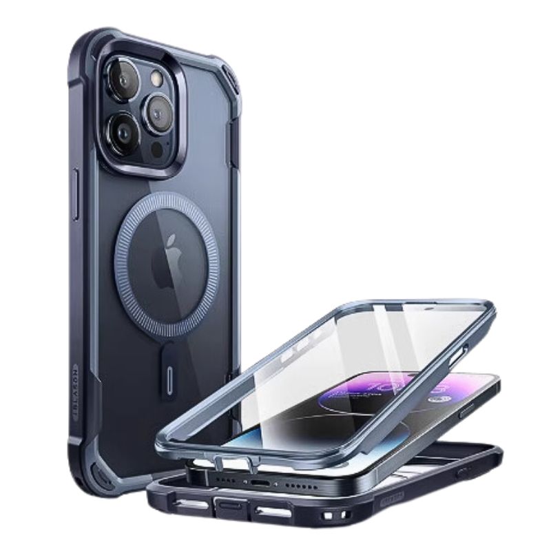 Load image into Gallery viewer, [Magsafe Compatible] Apple iPhone 15 - Transparent Full-coverage Shockproof Lifeproof Series Case
