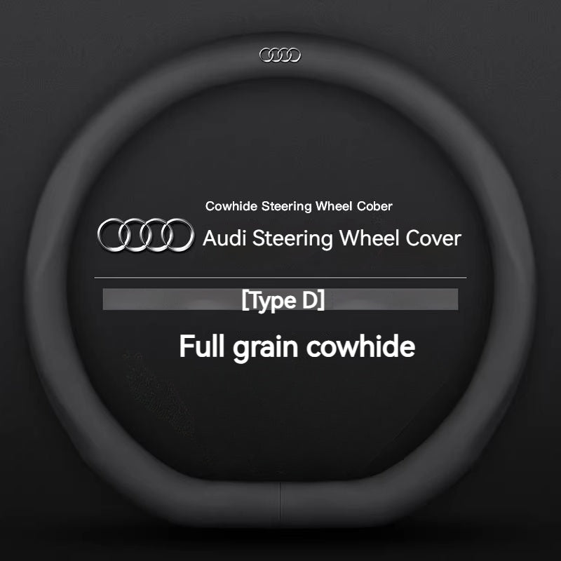 Load image into Gallery viewer, Audi Genuine Cowhide Leather Steering Wheel Cover For Q5L, A4L, A3, A6L, Q3, Q2L, A5, Q7, A7, Q8, S3 - i-Station Mobile Phone &amp; Electronic Device Repair and Accessories
