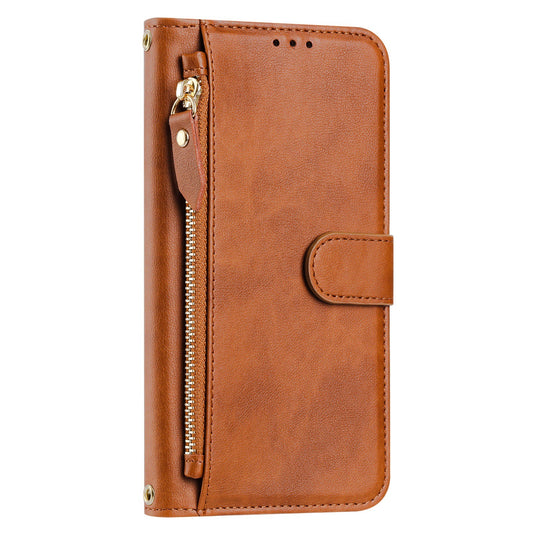 [With Card Slot] VIVO T3x 5G - Multi Functional Leather Magnetic Closure Filp Wallet Case