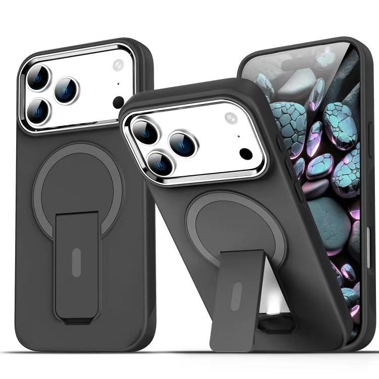 Load image into Gallery viewer, iPhone 17/Pro/Pro Max Matte MagSafe Magnetic Shockproof Heavy Duty Case with kickstand
