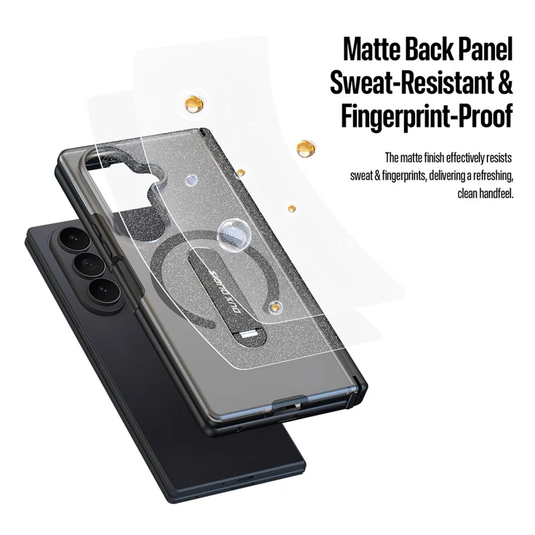 Samsung Galaxy Z Fold8 Ultra (SM-F976) Minimalist Business Magnetic Stand Matte Case