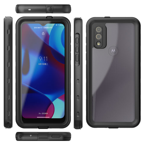 [Dot Series] Motorola Moto G Pure (2021) - Redpepper Full Covered Waterproof Heavy Duty Tough Armor Case