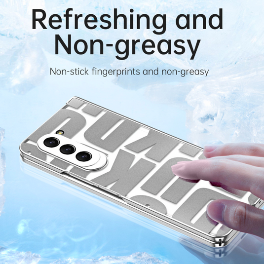 [Built-in Screen Protector] Samsung Galaxy Z Fold 3 SM-F926 Electroplated Full-cover Shockproof Fashion-Forward Series Case