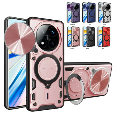 [With Slide Lens Cover][Built-in Stand] Xiaomi Redmi Note 14 Pro+ 5G TPU Shockproof Stand Series Case - i-Station Mobile Phone & Electronic Device Repair and Accessories