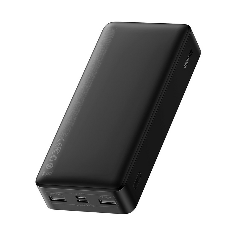 Load image into Gallery viewer, Baseus Bipow Digital Display Power Bank 20000mAh 15W (Overseas Edition) PPBD050101-Black
