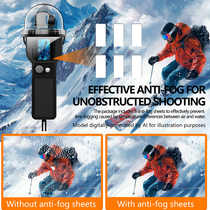 Load image into Gallery viewer, DJI Osmo Pocket 3 Waterproof Housing Case 30m Depth 360° Panoramic Underwater Shooting Cover
