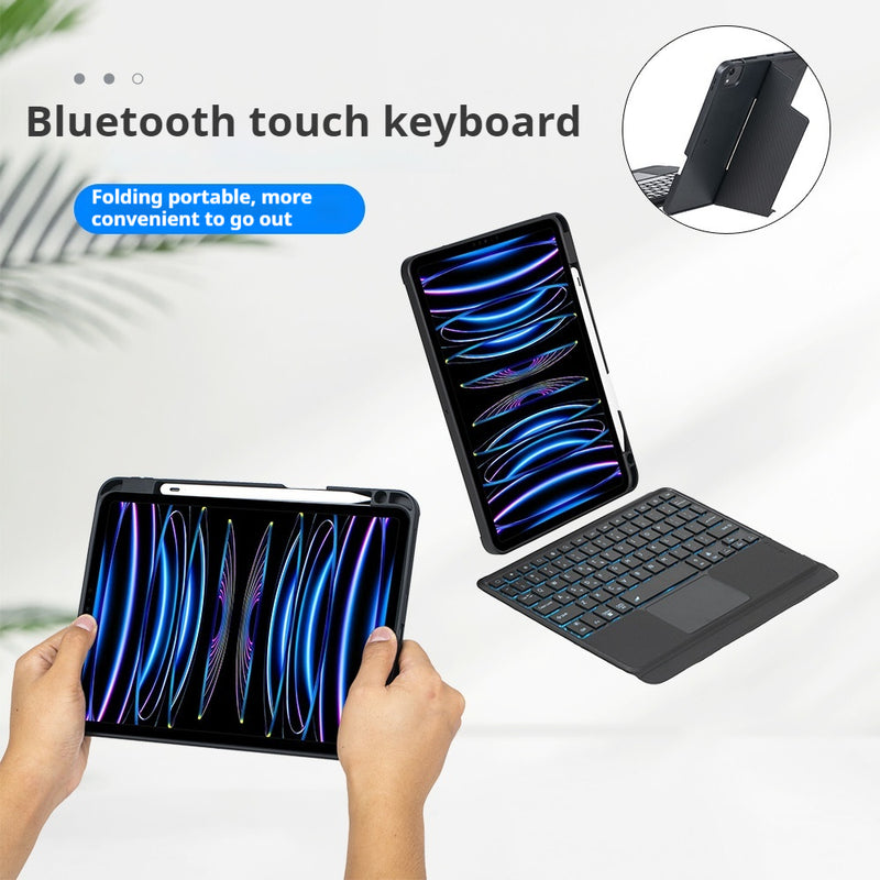 Load image into Gallery viewer, [Detachable] Apple iPad Mini 6/7 8.3&#39;&#39; 6/7th Gen (2021/2024) Smart Wireless Trackpad Keyboard Flip Case
