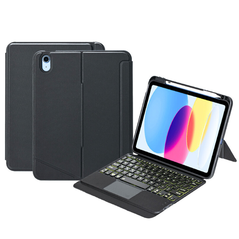 Load image into Gallery viewer, [Detachable] Apple iPad Mini 6/7 8.3&#39;&#39; 6/7th Gen (2021/2024) Smart Wireless Trackpad Keyboard Flip Case
