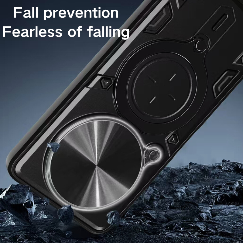 [With Slide Lens Cover][Built-in Stand] Xiaomi Redmi Note 14 Pro+ 5G TPU Shockproof Stand Series Case - i-Station Mobile Phone & Electronic Device Repair and Accessories