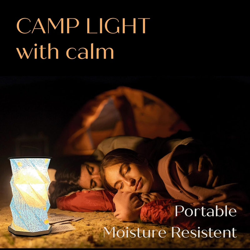 Load image into Gallery viewer, Foldable Paper Starry Night Table Lamp for Bedroom, Living &amp; Kids&#39; Room - i-Station Mobile Phone &amp; Electronic Device Repair and Accessories
