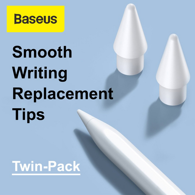 Load image into Gallery viewer, Baseus Smooth Writing Capacitive Stylus Tips (2pcs) - White - i-Station Mobile Phone &amp; Electronic Device Repair and Accessories
