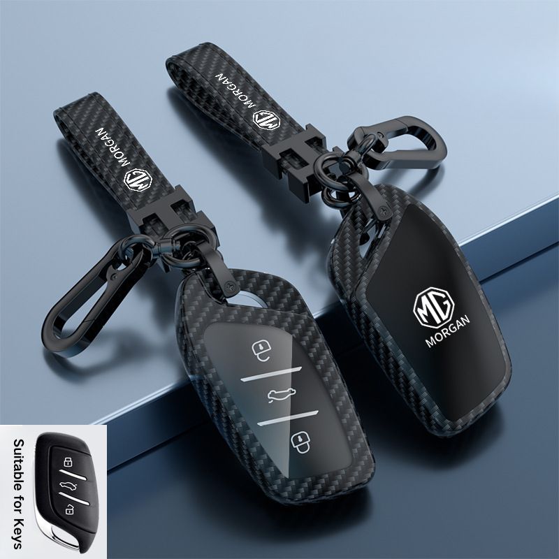Load image into Gallery viewer, MG Zinc Alloy + TPU Smart Car Key Fob Case Cover For MG3, MG5, MG6, MG7, GT, GSF, ONE, ZS, EV EZS, HS, EHS,ONE
