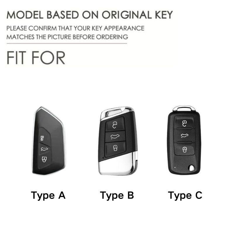 Load image into Gallery viewer, Volkswagen Zinc Alloy Car Key Fob Case Cover For Golf, ID.4, ID.6,  Lavida, Sagitar, Viloran, Magotan, Lamando L, Tiguan, Tharu, Tayron, Gran Lavida, Talagon

