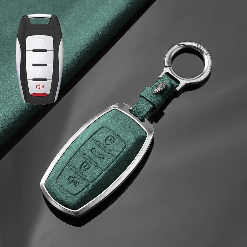 Load image into Gallery viewer, Great Wall High-Quality Suede Car Key Fob Case Cover For Haval Raptor, Dargo 2nd Gen, Xiaolong Max, Shenshou, H6
