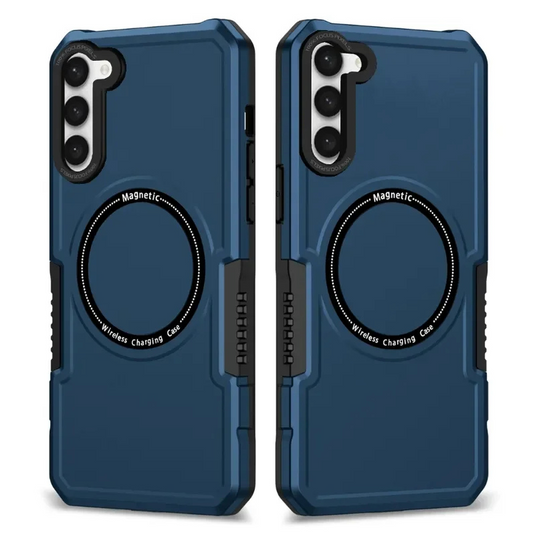 [Magsafe Compatible] Samsung Galaxy S21 SM-G991/Ultra SM-G998/Plus SM-G996/FE SM-G990 Matte Shield Heavy Duty Series Case