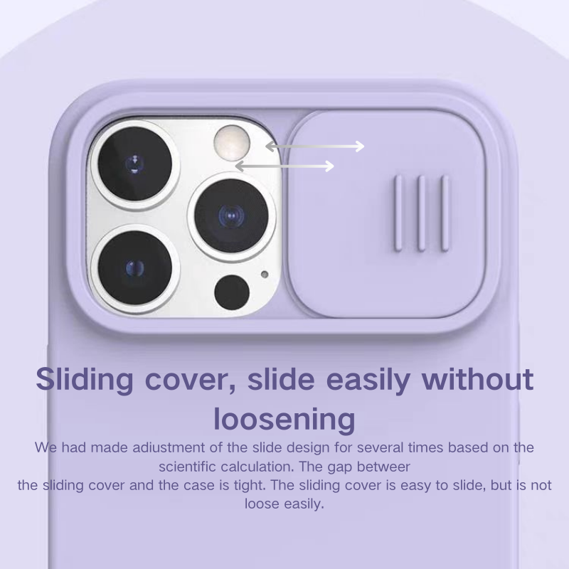 Load image into Gallery viewer, [Magsafe Compatible][Built-in Slide Lens Cover] Apple iPhone 15/Pro/Plus/Pro Max Silicone Shockproof Full-cover Essentials Series Case
