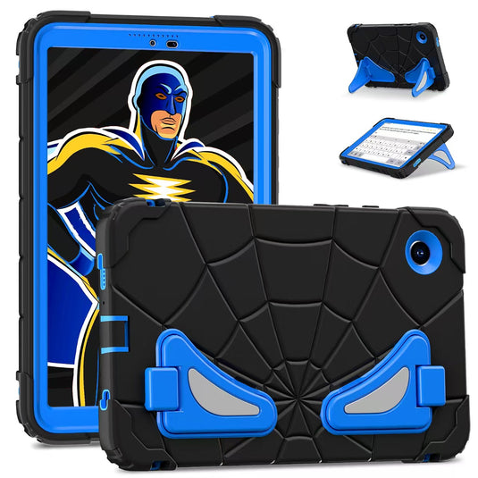 [Built-in Stand][With Card Slot] Apple iPad 7/8/9 10.2'' 7/8/9th Gen (2019/2020/2021) Spiderman Cartoon Kids Full-cover Silicone Shockproof Case