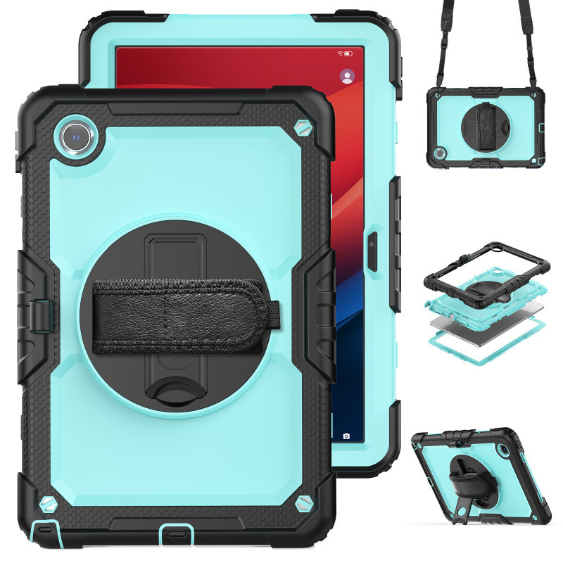 Load image into Gallery viewer, [Built-in 360° Rotating Hand Strap &amp; Stand] Lenovo Idea Tab 11” 2025 (TB336FU/TB336ZU) Shockproof With Screen Protector Pencil Holder Heavy Duty Series Case
