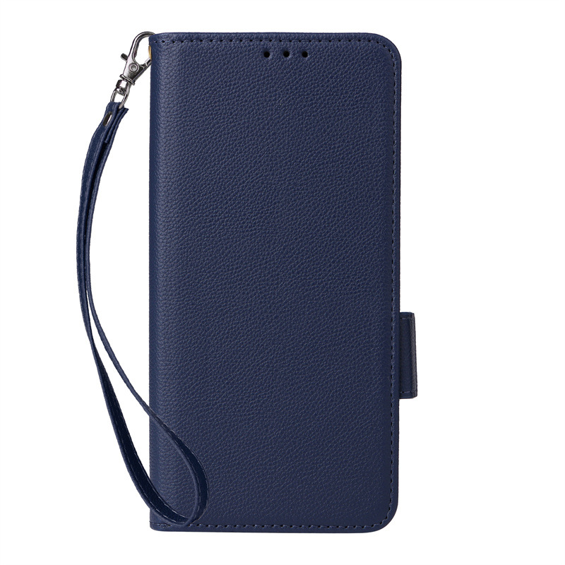 Load image into Gallery viewer, [With Card Slot] OPPO A5 Pro 5G - Premium Lychee-Grain Flip Leather Case With Detachable Wrist Strap
