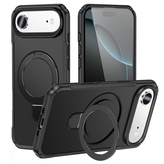 [Magsafe Compatible] Apple iPhone 17 Air 360 Degree Rotating Stand Shockproof Case