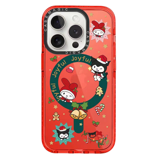 [Magsafe Comptible] Apple iPhone 13/Pro/Pro Max Glitter Christmas Shockproof Silicone Fashion-Forward Series Case