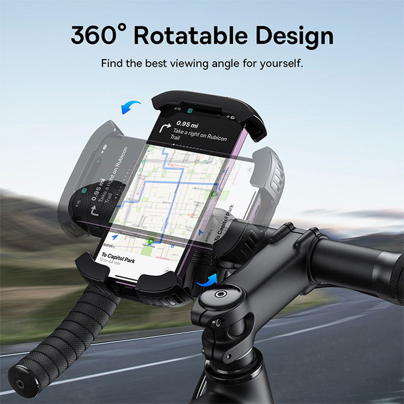 Load image into Gallery viewer, Baseus QuickGo Series Bike Phone Mount-Cluster Black
