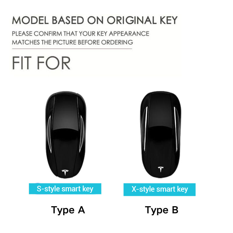 Load image into Gallery viewer, Tesla Full Aluminum Alloy + TPU Film &amp; PU Leather Cover Car Key Fob Case for Model S, Model X - i-Station Mobile Phone &amp; Electronic Device Repair and Accessories
