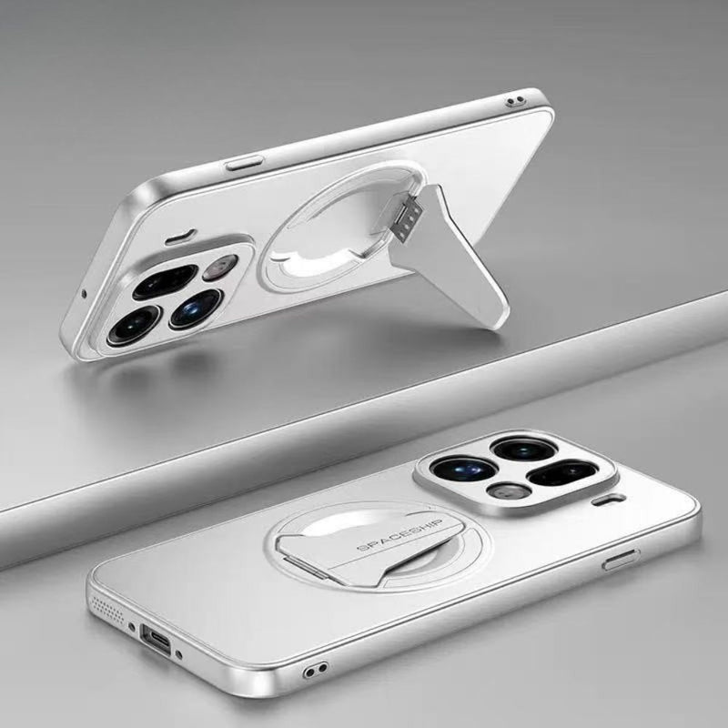 Load image into Gallery viewer, [Magsafe Compatible] OPPO Find X9/Pro - Foldable Matte Magnetic Stand Full-Cover Shockproof Case
