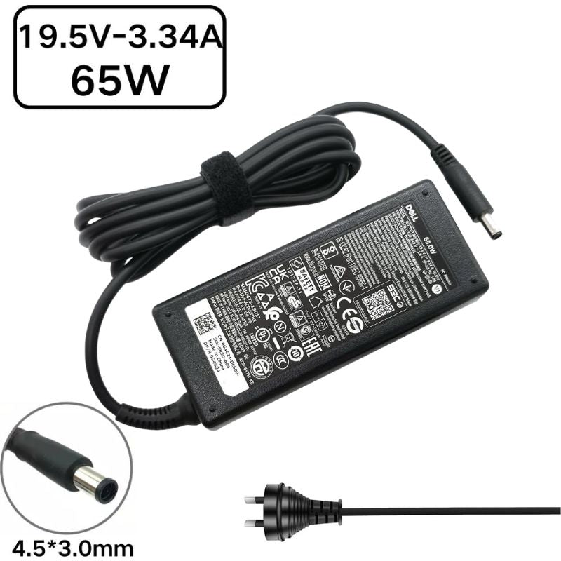 [65W/19.5V-3.34A][4.5*3.0] Dell Inspiron Laptop AC Power Adapter Laptop Charger (AU Plug) - i-Station Mobile Phone & Electronic Device Repair and Accessories