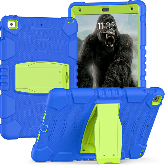 [Built-in Stand] Apple iPad 7/8/9 10.2'' 7/8/9th Gen (2019/2020/2021) EVA Kid Friendly Heavy Duty Ring Holder Stand Case