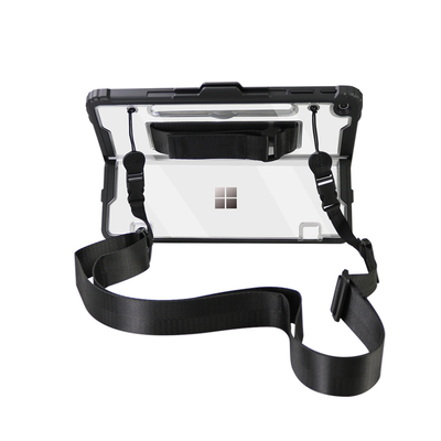Microsoft Surface Pro 12 (2025) - Transparent Rugged Hard Shell Cover Case With Hand & Shoulder Strap - i-Station Mobile Phone & Electronic Device Repair and Accessories