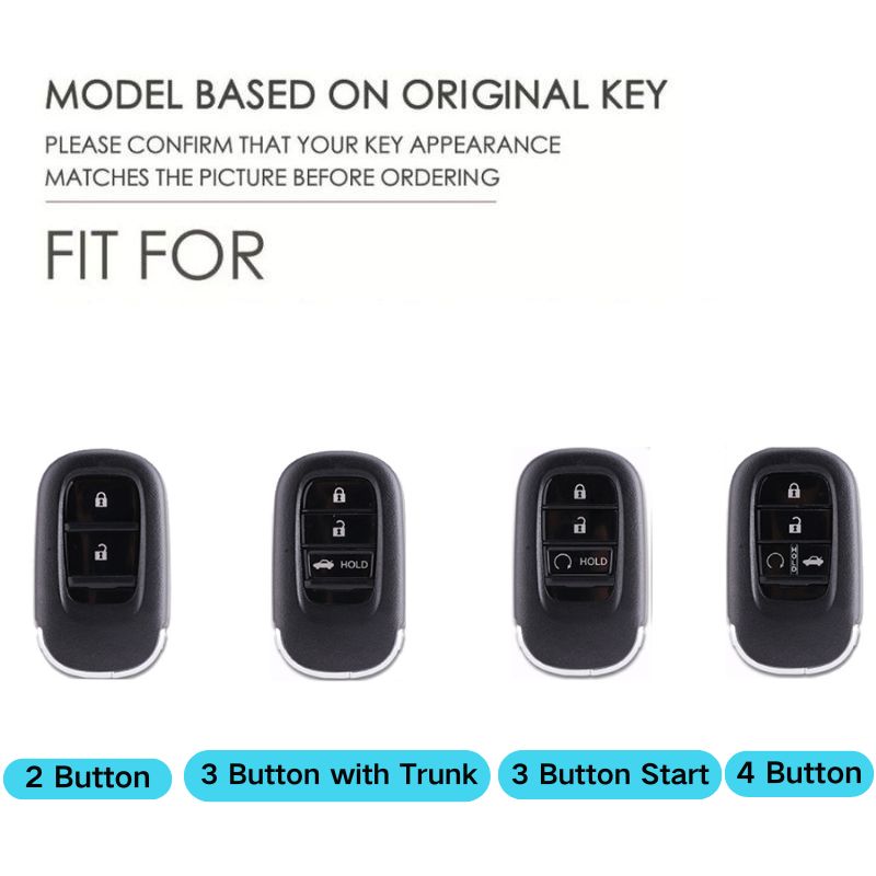 Load image into Gallery viewer, Honda Handcrafted Genuine Leather Car Key Fob Case Cover For CR-V, Accord, Civic, HR-V, Pilot
