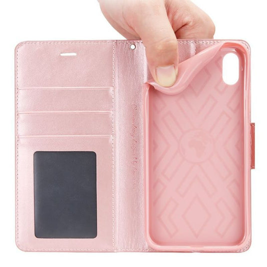 Apple iPhone 16/16 Plus/16 Pro/16 Pro Max Hanman Mill Premium Quality Flip Wallet Leather Case